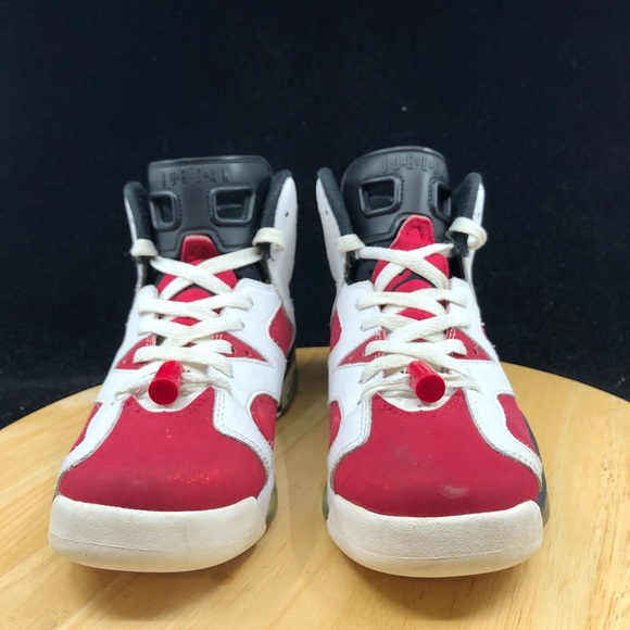 Nike Air Jordan 6 Retro BG Carmine Size 7Y - Picture 3 of 9
